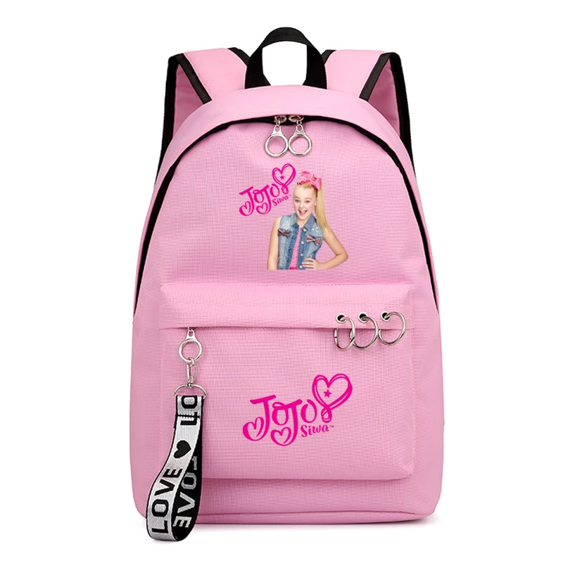 Модный повседневный рюкзак Jojo Siwa для мужчин и женщин красивый дорожный ранец