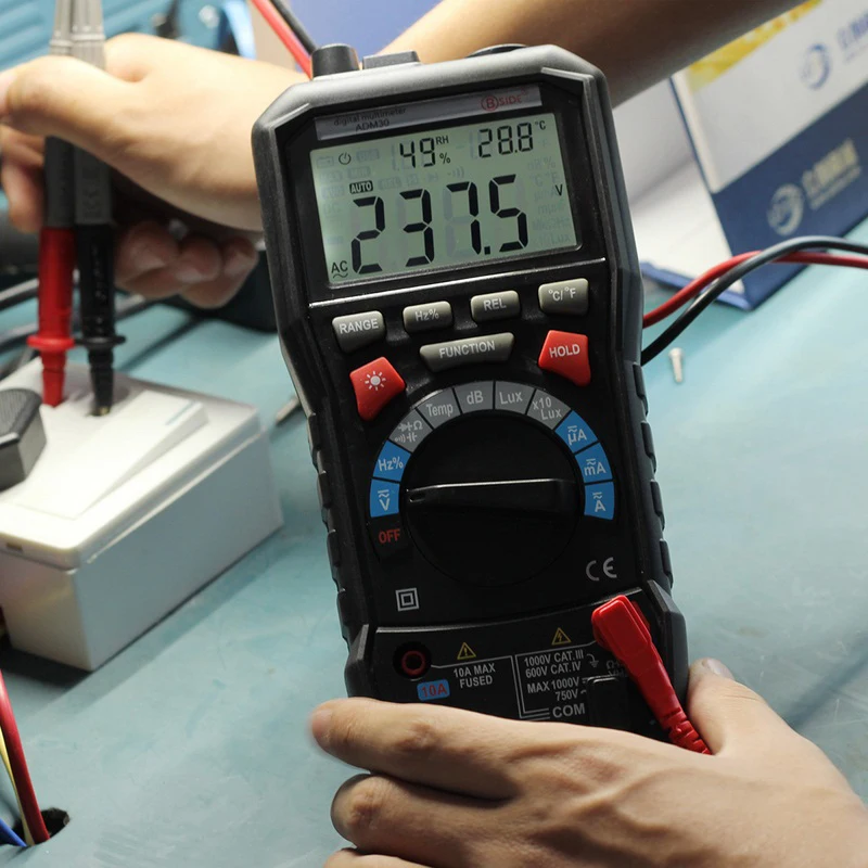 Цифровой мультиметр автоматический измеритель температуры и сопротивления с ЖК