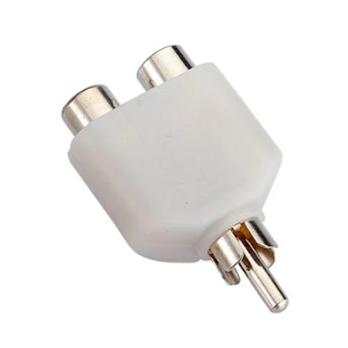 TTKK совершенно новый сплиттер RCA Y AV аудио-видео Переходник штекер &quotпапа&quot к