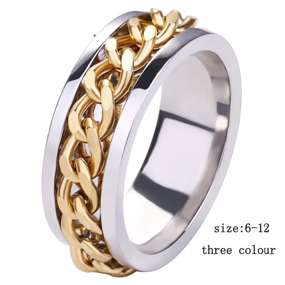 Женское Обручальное кольцо с цепочкой ювелирное изделие из титана