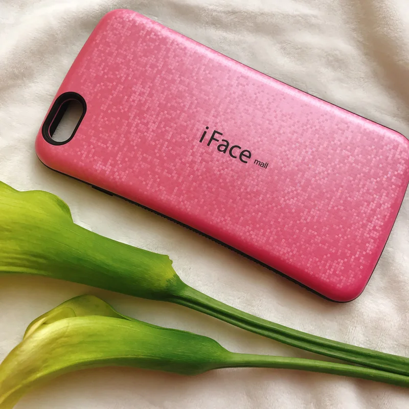 Чехол для iphone 6S 6, 7, 8 plus, x, xs, iFace, сверхпрочная Противоударная задняя крышка, Жесткий Чехол, полная Защита, Чехол для iphone 7, 8, XS MAX
