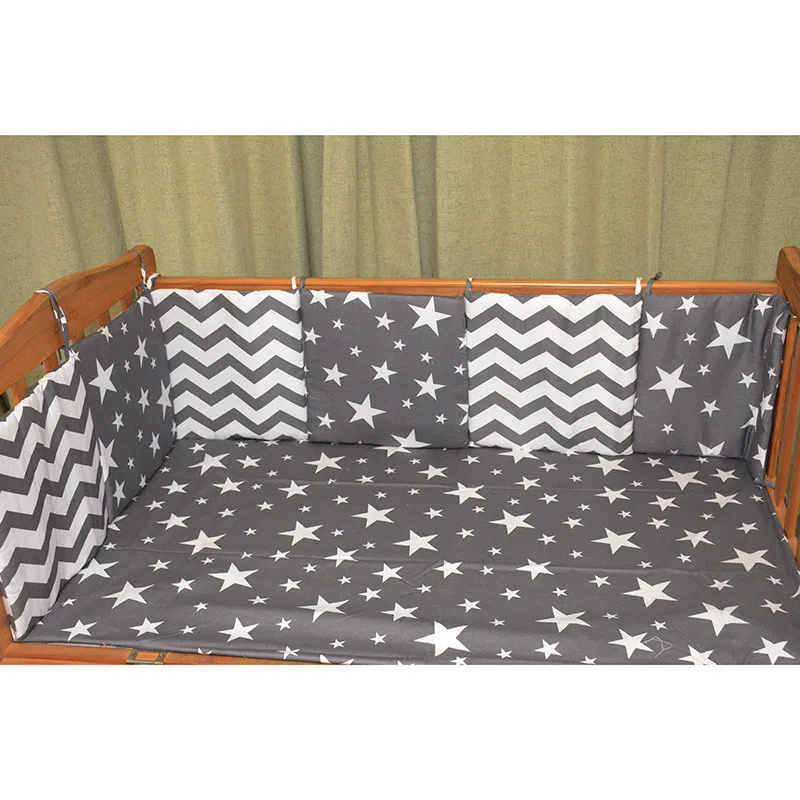 

Baby Bumpers in The Crib Baby Bumper Bed Protector Cot Protection Breathable Baby Bed Cushion for Infant 6pcs/Pack 30x30cm