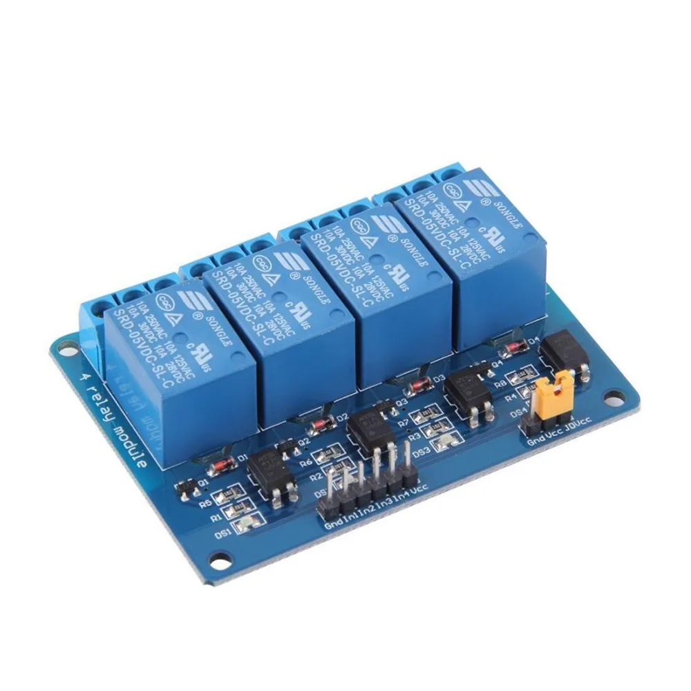4 канала 5 В релейный модуль Совет щит для PIC AVR DSP ARM MCU Arduino | Электроника