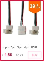 100 шт. 4 Pin гамма разъем адаптера иглы Мужской Двойной 4pin светодио дный 5050 RGB полосы