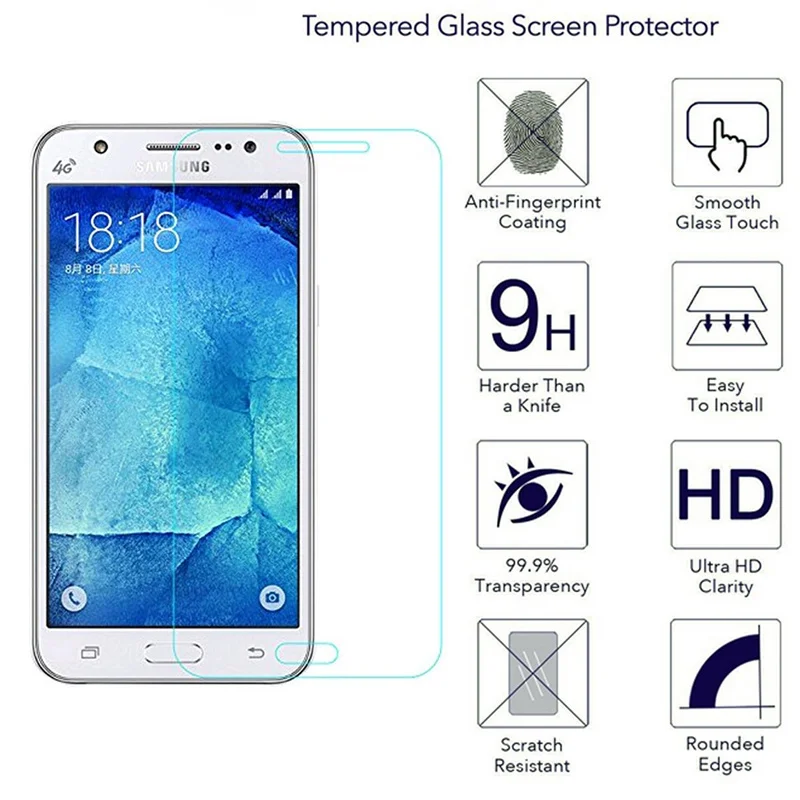Оригинальное закаленное стекло для Samsung Galaxy J1 J3 J5 J7 2016 защита экрана S3 S4 S5 S6 J2 2018 Grand