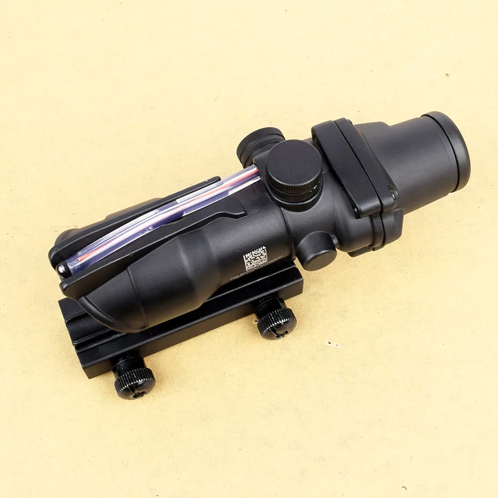Охотничий Прицел ACOG 4X32 оптика из натурального волокна красный зеленый с