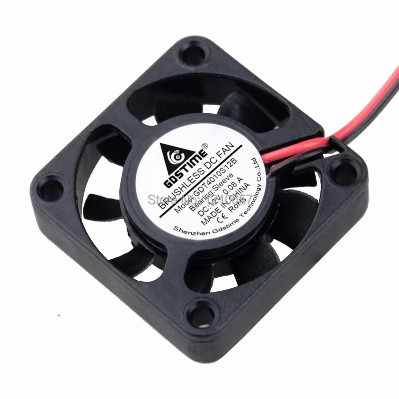 30 штук в партии 40 мм 40x10 4 см 4010s DC 12V 2Pin 2510 разъем мини Бесщеточный Охлаждающий