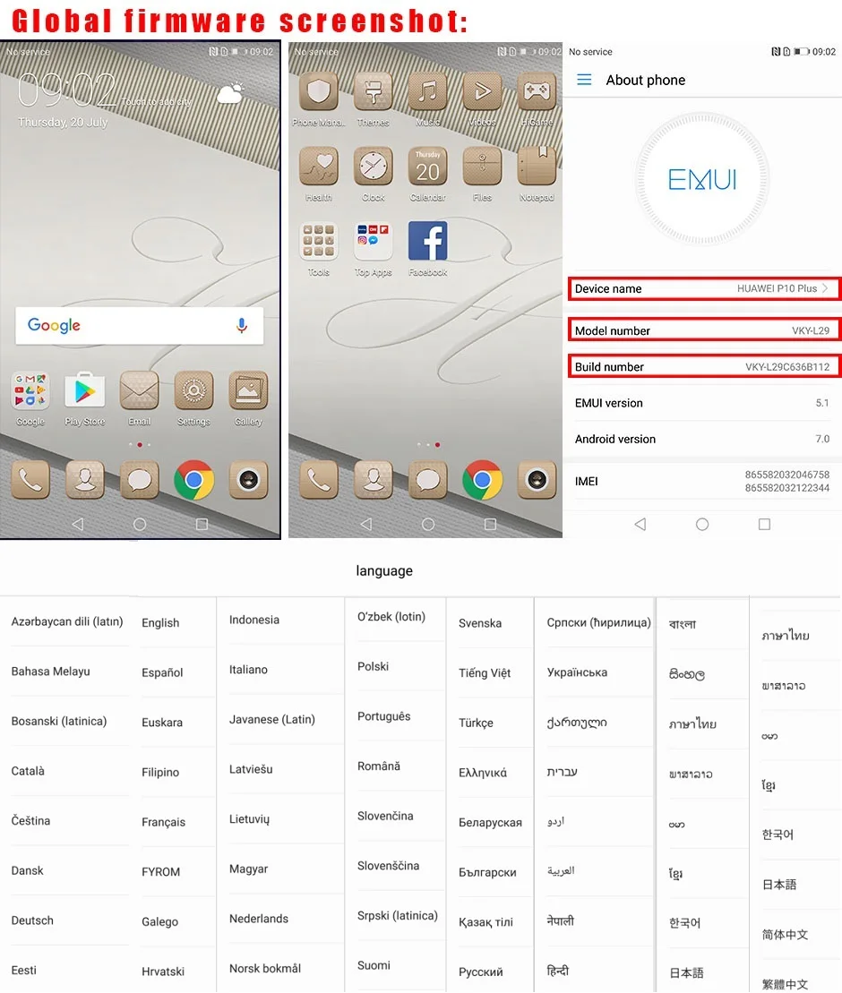 Международная прошивка HuaWei P10 Plus 4G LTE сотовый телефон Kirin 960 Android 7,0 5," 2 K 2560x1440 6 Гб ram 256 ГБ rom 20,0 МП NFC