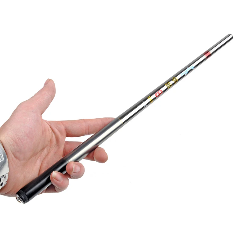 Портативная телескопическая удочка из углеродного волокна сверхлегкая мини для