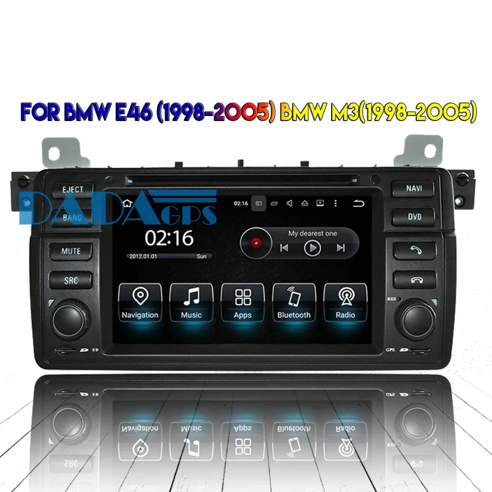 Автомагнитола на Android 8 0 7 1 DVD плеер GPS навигация головное устройство для BMW E46 1998 2005