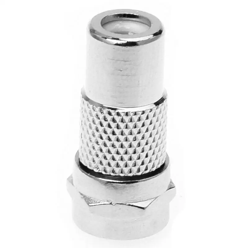 F Тип штекер к RCA гнездовой разъем прямой RF коаксиальный адаптер | Обустройство