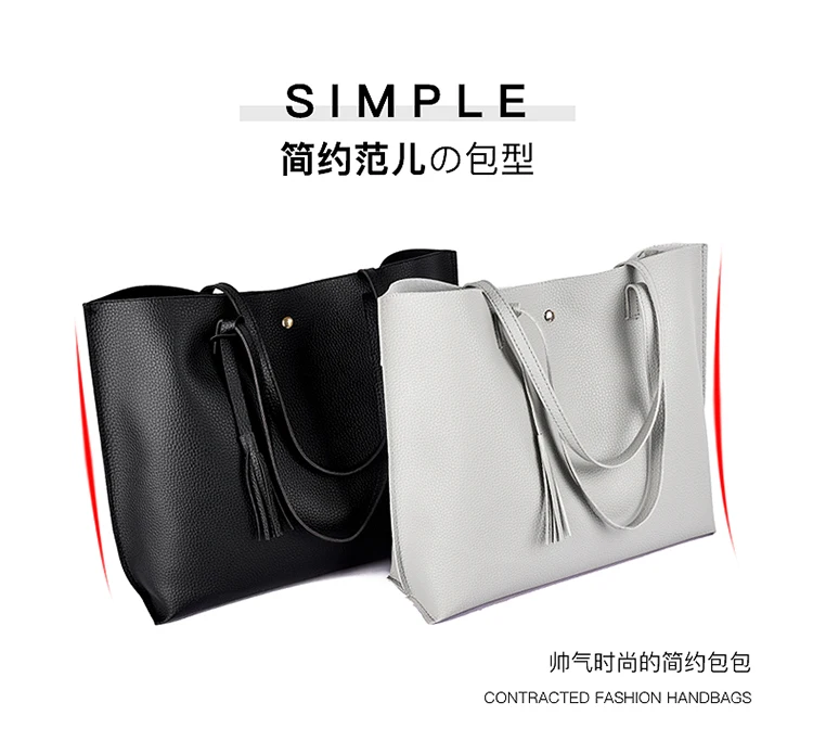 Большая женская сумка Bolsa Feminina, женская сумка-шоппер, сумочка-клатч через плечо, женская сумка, женская сумка