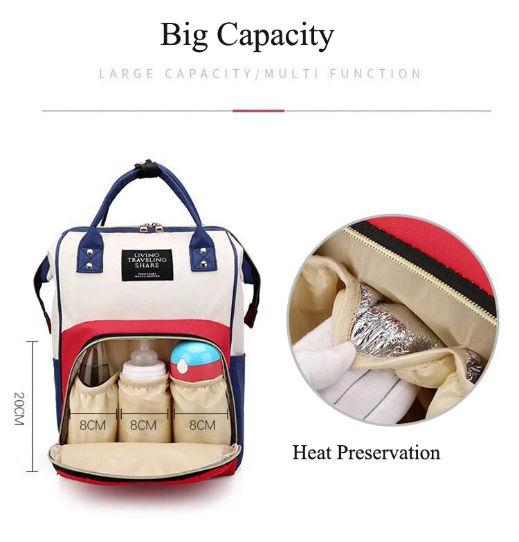 Сумка для мамы рюкзак многофункциональная Большая вместительная сумка и ребенка