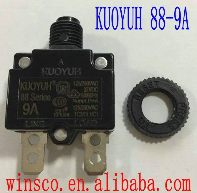 9A 100% KUOYUH АВТОМАТИЧЕСКИЙ ВЫКЛЮЧАТЕЛЬ 88 серии 9A|circuit breaker|kuoyuh 88kuoyuh series |