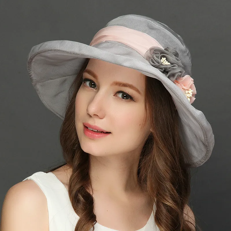 2017 Классическая красивая шляпа летняя от солнца для путешествий Корейская