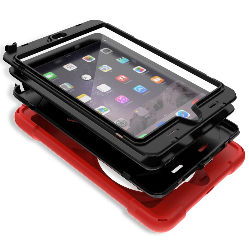 Для iPad Mini 1 2 3 противоударный дети протектор чехол для Mini2 Mini3 Heavy Duty Силиконовый
