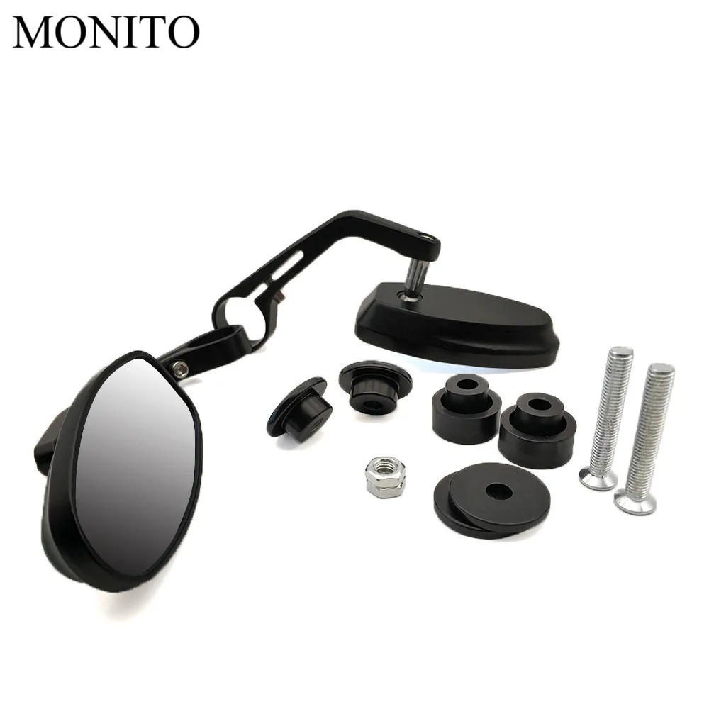 Лидер продаж, для поездок на мотоцикле DUCATI Монстр S2R 800 821 797 695 696 796 400 M400 зеркало заднего вида мотоцикла боковые зеркала заднего вида Бар Конец кафе зеркало для гонщиков