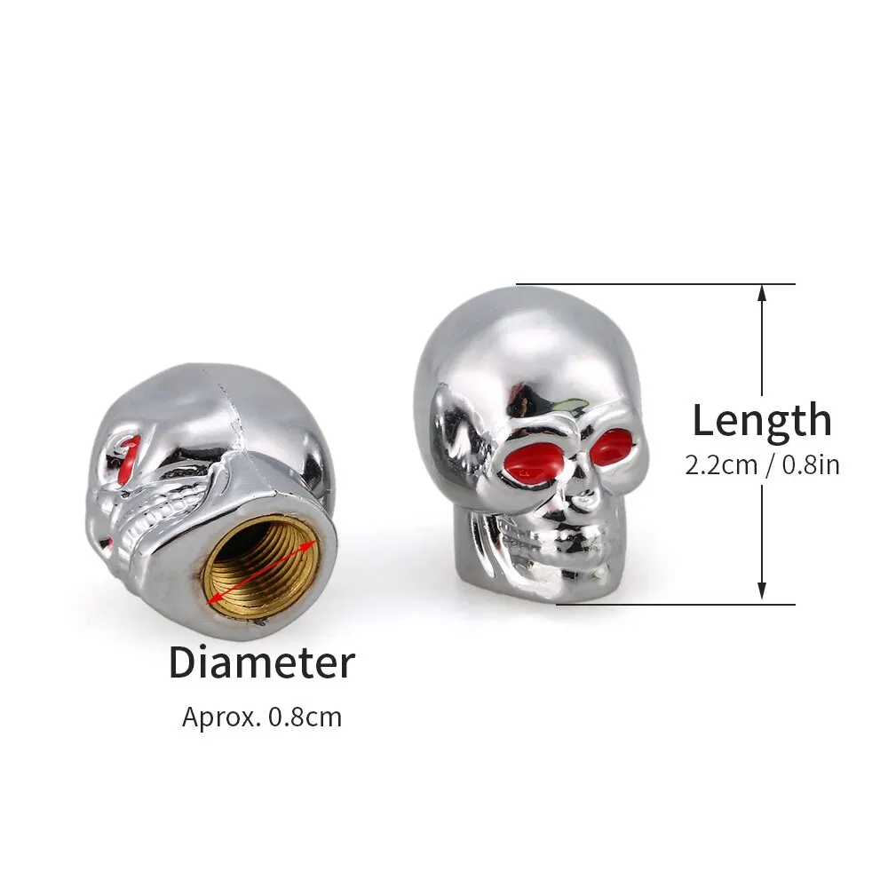 4 шт. колпачки для клапанов велосипеда воздушных холодной формы пылезащитные шин