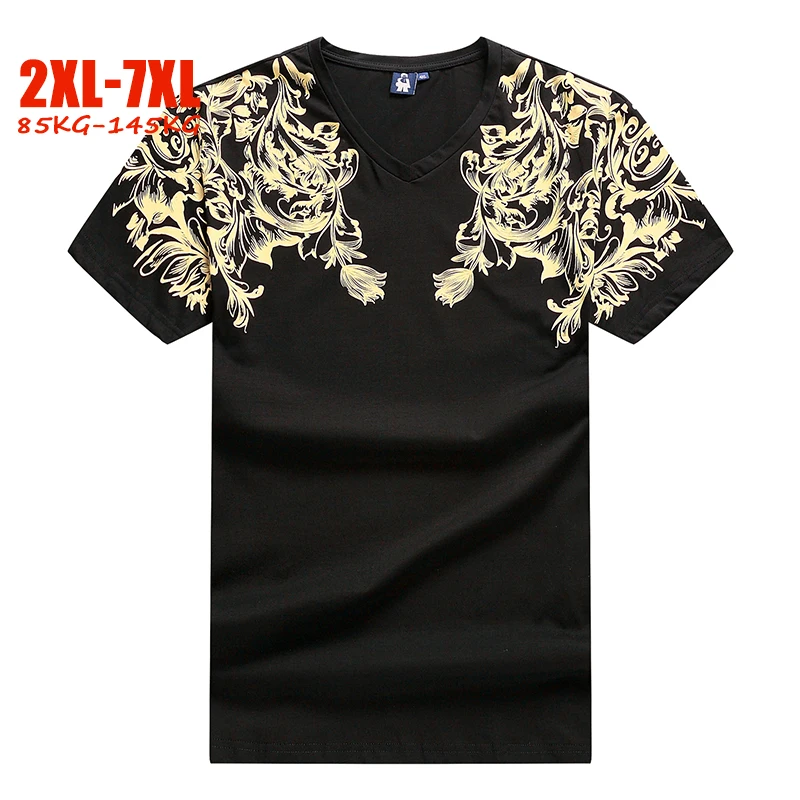 Большие размеры для мужчин футболка 5XL 6XL 7XL летние Модная homme высококачественные