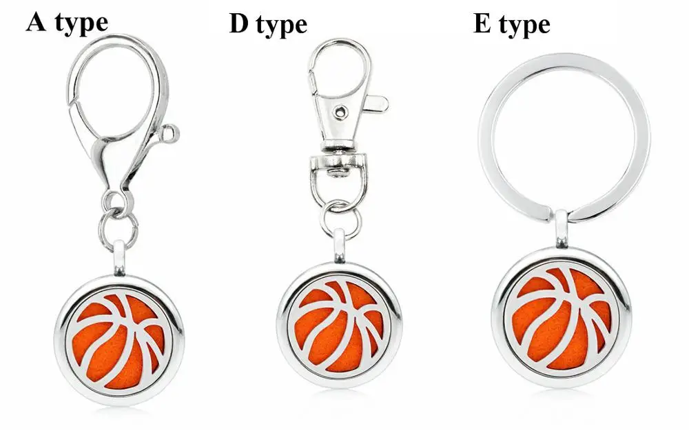 KM227 basketball Милые животные собака кошка Медведь лапа серебро эфирное масло диффузор брелок DIY шары герой 25 мм медальон с ароматом брелок подходит для домашних животных ошейник - Цвет: KM227 basketball