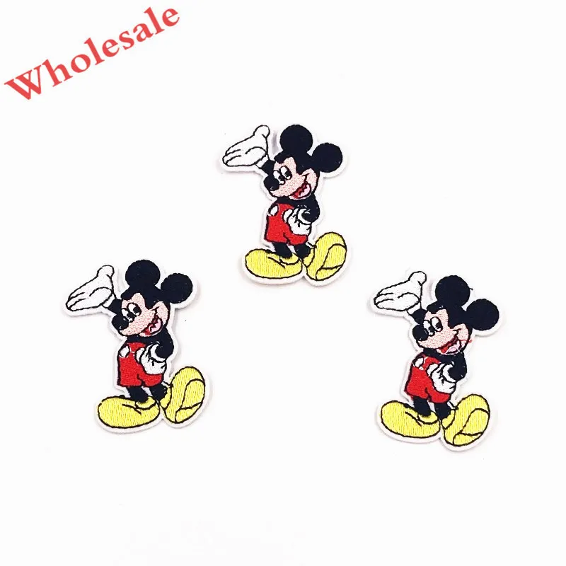 Новая упаковка 10 шт. вышитая мышка животные нашивка утюжок на шитье аппликация