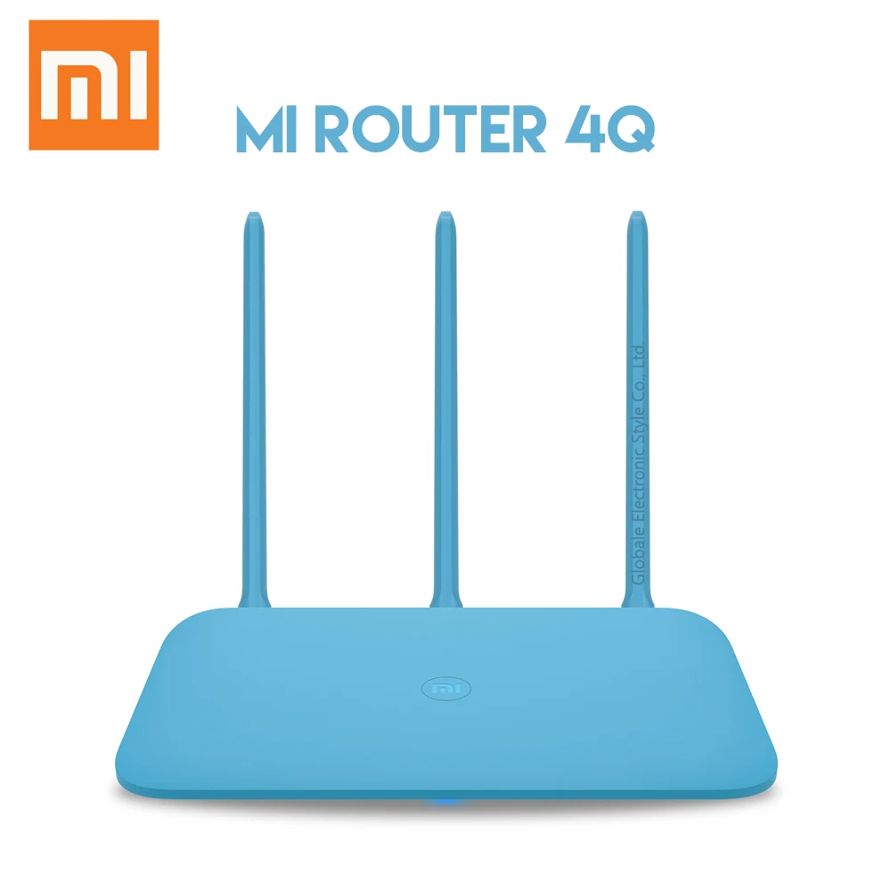 Оригинальный Xiaomi mi маршрутизатор 4Q беспроводной 2 4 ГГц 450 Мбит/с три антенны Net OT WAN