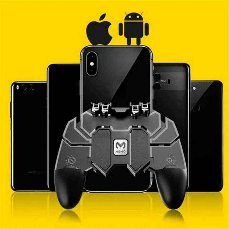 Игровой джойстик MOBA контроллер с кнопкой оборота геймпад для PUBG IOS Android 6 пальцев |