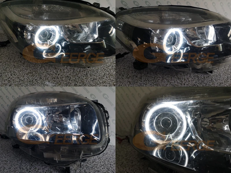 Для Renault Koleos samsung QM5 2012 2013 ксеноновая фара отличное Ультра яркое освещение CCFL ангельские глазки комплект Halo Кольцо