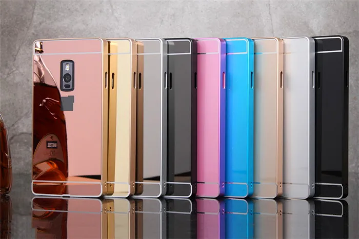 Чехол One Plus OnePlus 2 Two металлический каркас с покрытием чехол зеркальной задней