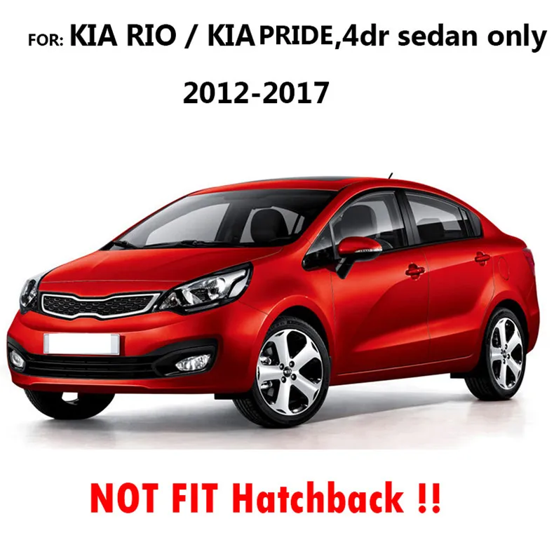 Коврик для багажника Накладка напольный коврик Kia Rio / Pride K2 UB Sedan 2012 2013 2014 2015 2016 2017 |