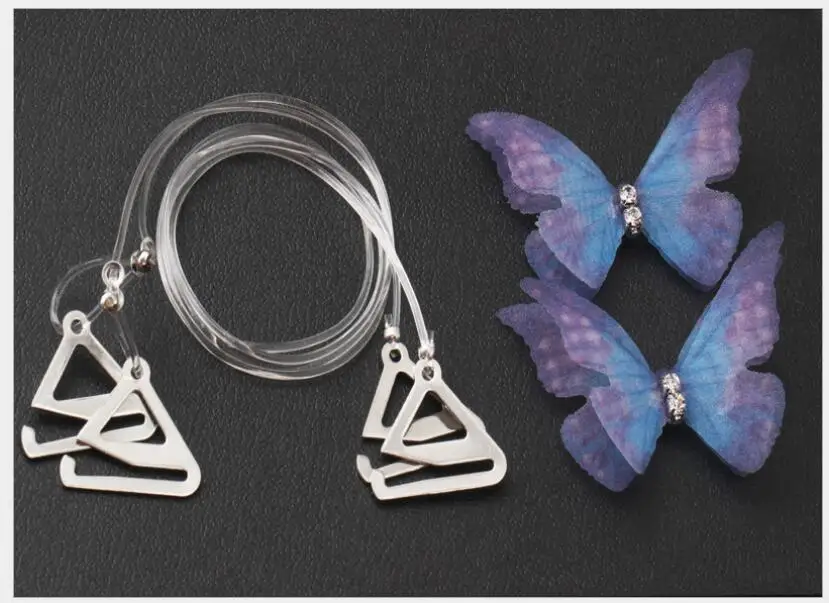 Новые прозрачные невидимые лямки с бабочками модное нижнее белье ремешки