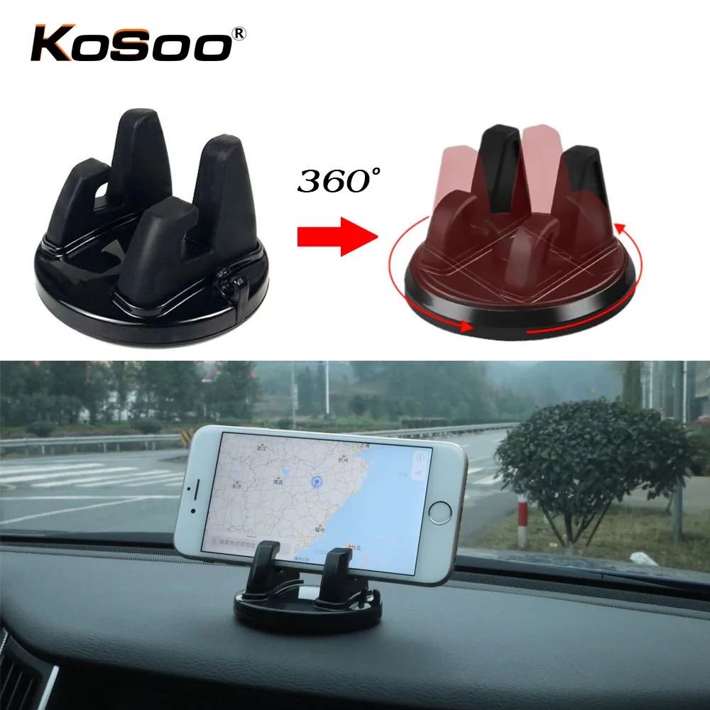 KOSOO наклеивающиеся украшения Автомобильный держатель для телефона в автомобиле