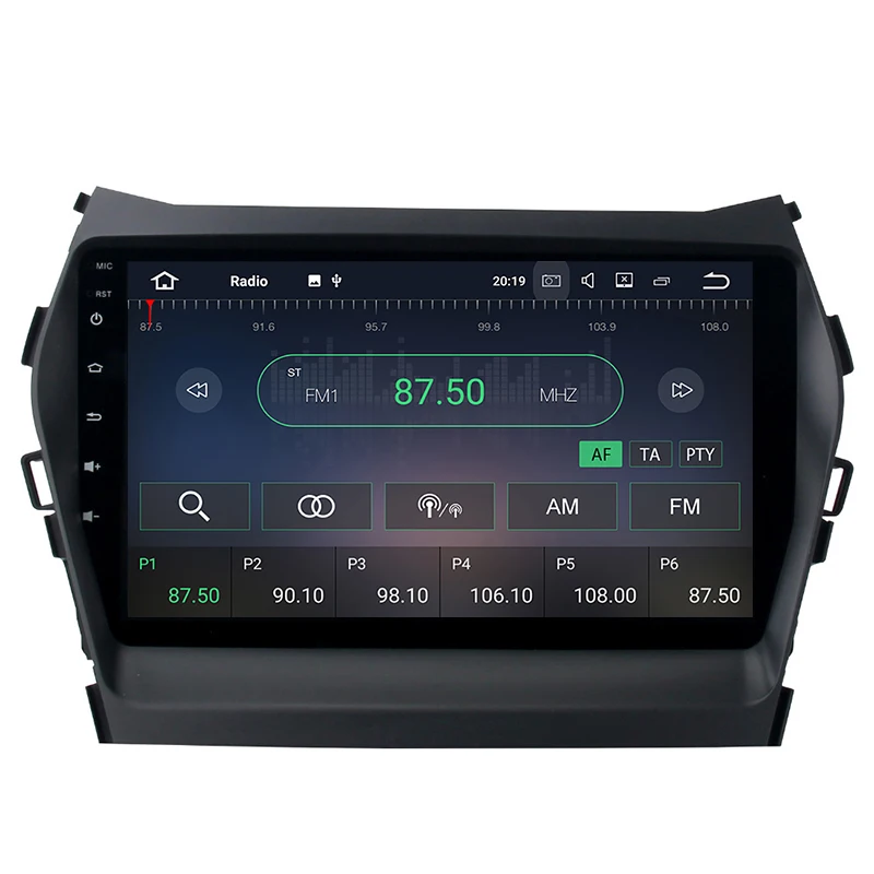 Автомобильный DVD плеер Lenvio 2 Гб ОЗУ Android 7 1 для Hyundai Santa Fe IX45 2013 2014 2015 2016