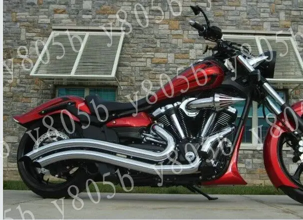 Хромированный мотоцикл шип воздухоочиститель наборы для Fit Dyna Softail Sportster