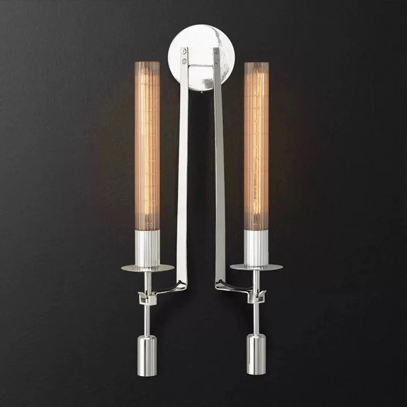 Винтажный Американский светодиодный настенный прикроватный бра для гостиной