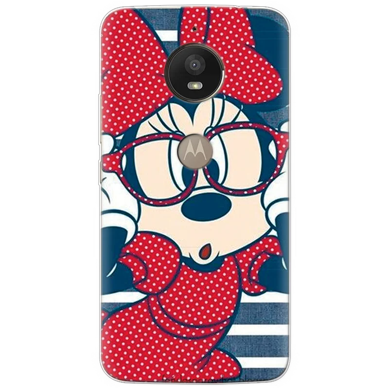 Милые Мультяшные Чехлы для Motorola Moto E5 C X4 Z Z2 Z3 G4 G6 Go E4 G5 G5S Play Plus G3 One Case Cover силиконовый чехол из ТПУ с принтом - Цвет: yjmini