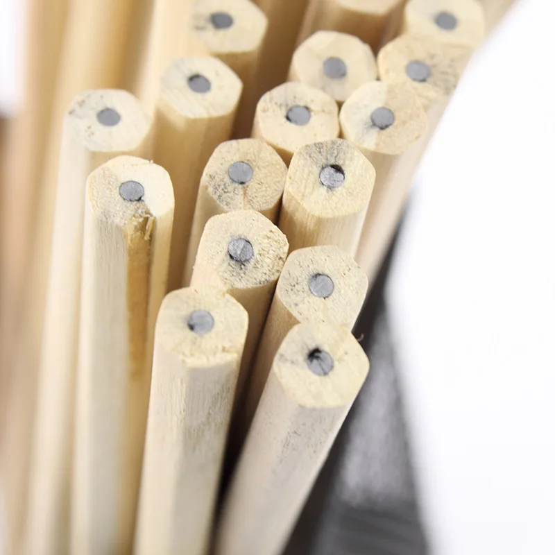 

10PC/Wholesale log black pencil avirulent environmental protection pencil HB pencil student supplies