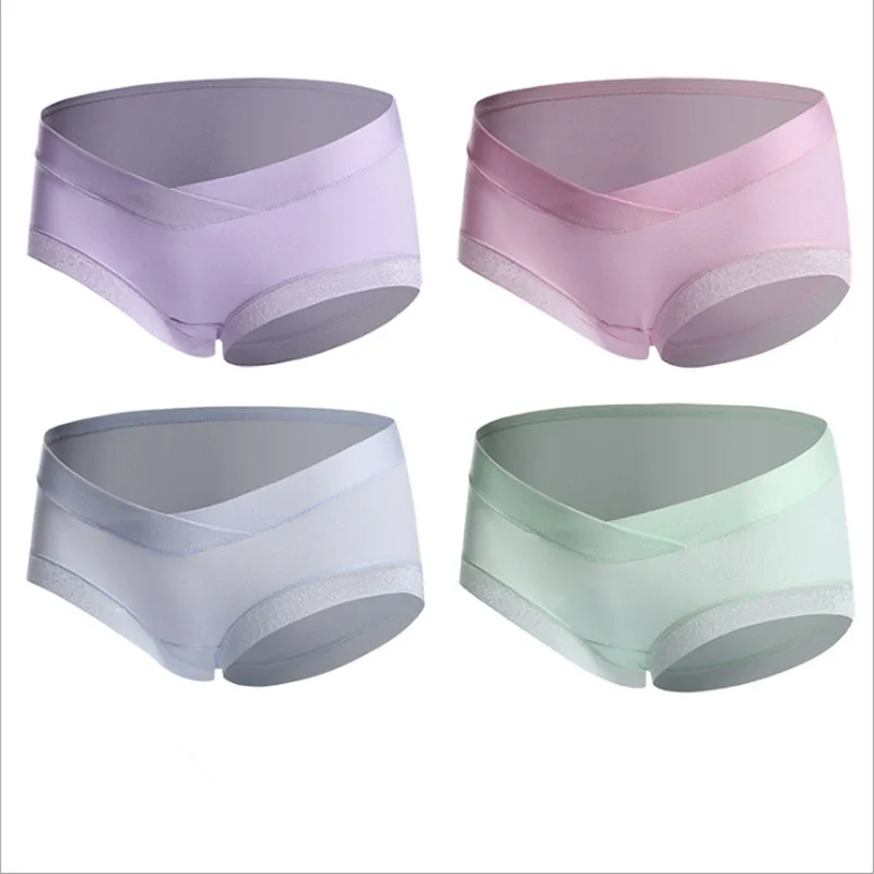 4 шт./партия высококачественное хлопковое нижнее Белье для беременных женщин