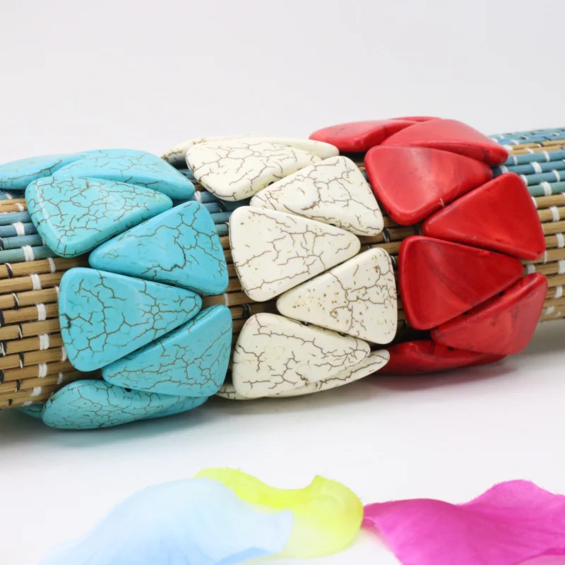 Турция Камень эластичный браслет мульти элемент коллокации DIY модные ювелирные