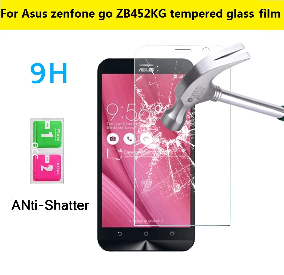 9H пленка из закаленного стекла для Asus ZenFone Go ZB450KL ZC451TG ZB452KG ZB500KL ZC500TG ZB550KG ZB551KL