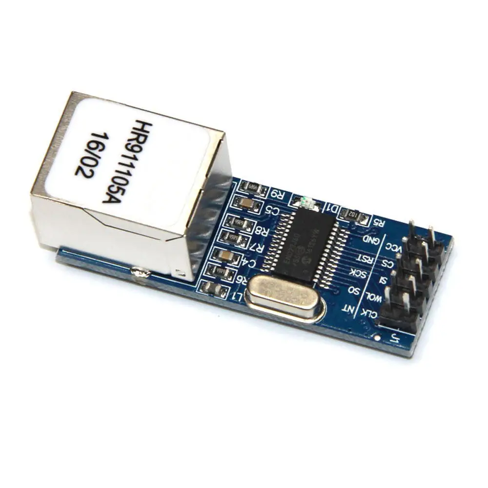 Мини Сетевой модуль ENC28J60 Ethernet LAN для Arduino 51 AVR SPI PIC STM32 LPC оптовая продажа|Запасные