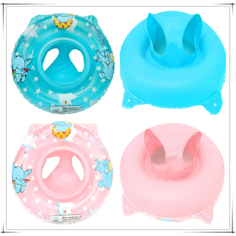 

Baby Kids Summer Swimming Ring Double Handle Safety Baby Seat Float Swim Ring Inflatable Infant Water Toys Swim Circle