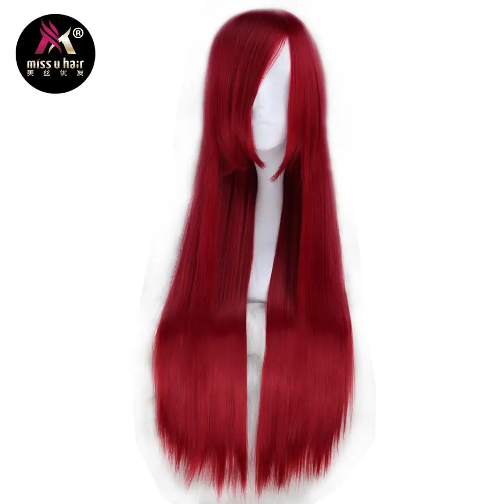 Парик для косплея Miss U Hair синтетический длиной 80 см|wig wig|wig colorswig long straight |