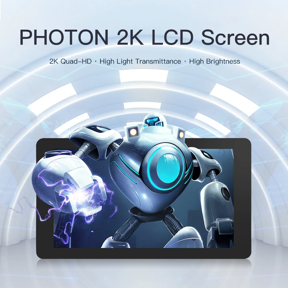 Anycubic Photon 2K lcd экран 3d принтер комплект аксессуаров 5,5 дюймов дисплей 2560*1440 Quad-HD посылка с ударопрочным impresora 3d