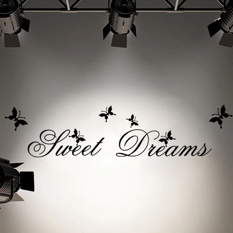 Настенные стикеры Sweet Dreams для детской комнаты спальни украшение сделай сам