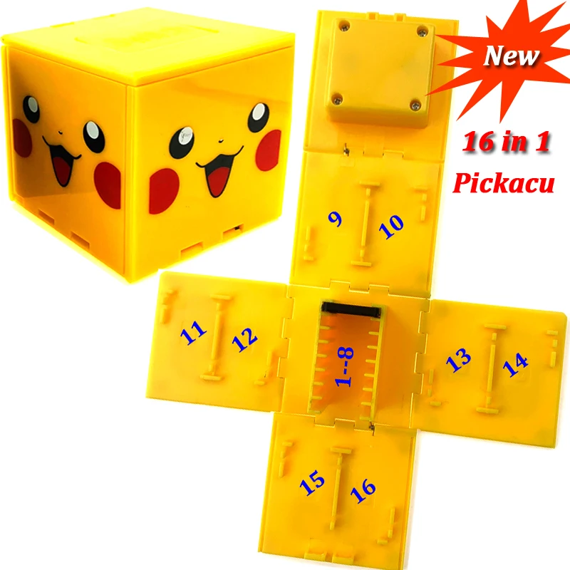 Yellow Pickacu Ударопрочный жесткий чехол для карт для nintendo Switch, аксессуары для хранения игр, дропшиппинг - Цвет: Yellow Pickacu