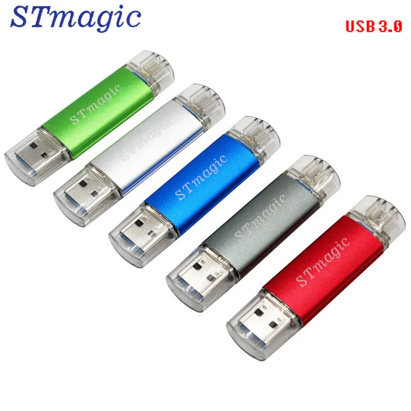 STmagic 11 цветов флэш-накопитель USB OTG 4 gb 8 16 32 ГБ диск флешки Эндрюс usb3.0 мода подарок |