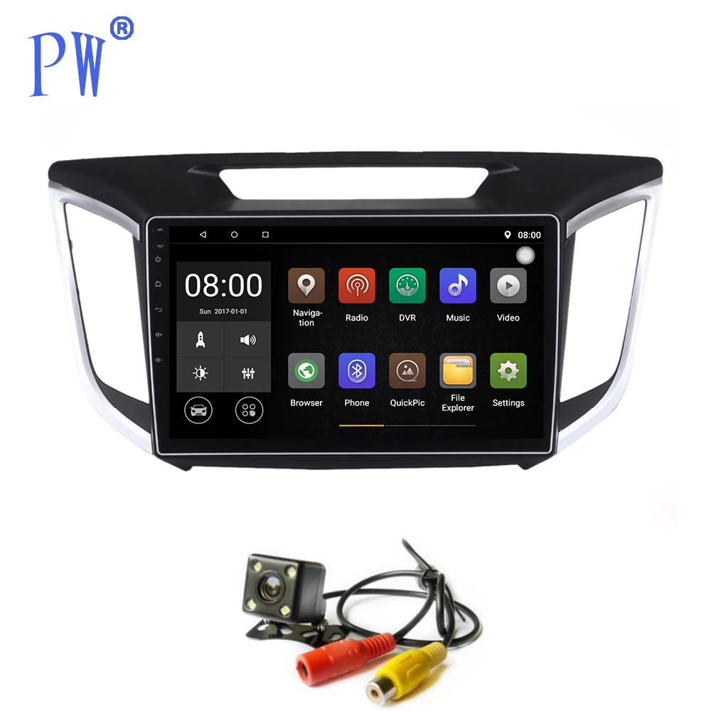 Автомобильный GPS Navi Android 7 1/8 0 для Hyundai Creta IX25 Авторадио Навигация головное
