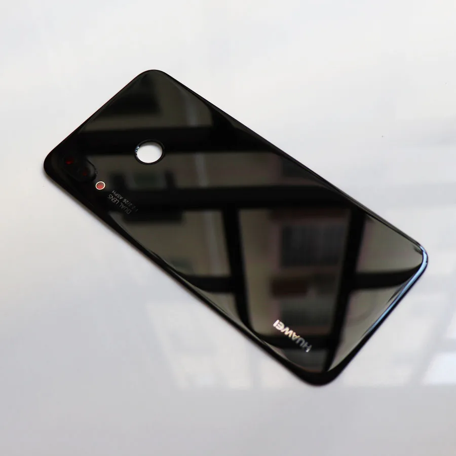 Задняя стеклянная крышка для батарейного отсека, чехол для huawei P20 Lite, крышка для батарейного отсека P20lite, Задняя стеклянная панель с клейкой поверхностью для объектива камеры