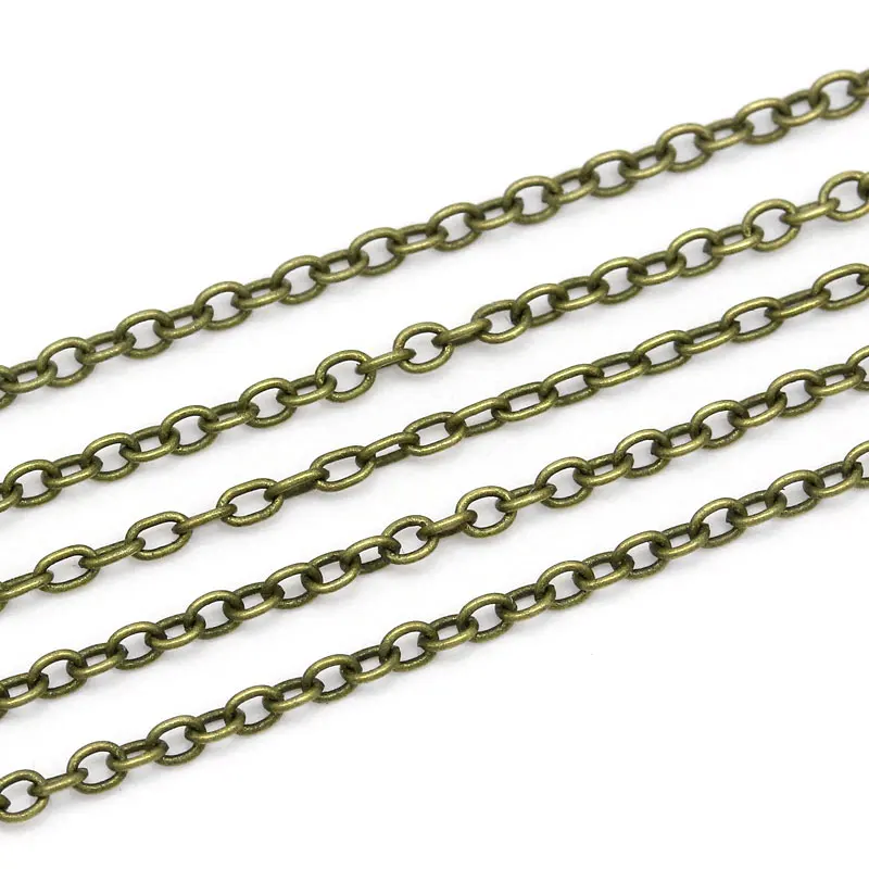 Железные античные бронзовые цепи DoreenBeads 2 мм x 1 5 м новинка 2015 | Украшения и